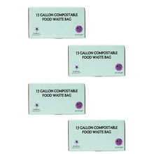 Load image into Gallery viewer, Compostable Kitchen Garbage Bags – 13 Gallon & 3 Gallon Sizes. Durable & Leak Proof