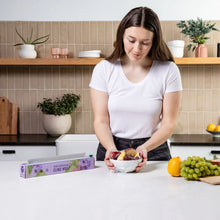 Load image into Gallery viewer, Home Compostable Cling Wrap. Keeps Food Fresh &amp; Safe.