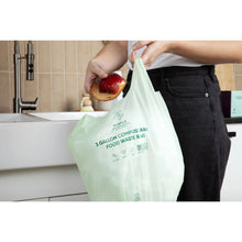Load image into Gallery viewer, Compostable Kitchen Garbage Bags – 13 Gallon &amp; 3 Gallon Sizes. Durable &amp; Leak Proof