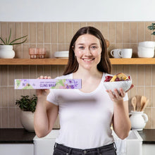 Load image into Gallery viewer, Home Compostable Cling Wrap. Keeps Food Fresh &amp; Safe.