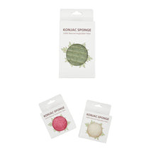 Load image into Gallery viewer, Facial &amp; Body Cleansing Sponges, Compostable &amp; Eco Friendly. Cellulose or Konjac