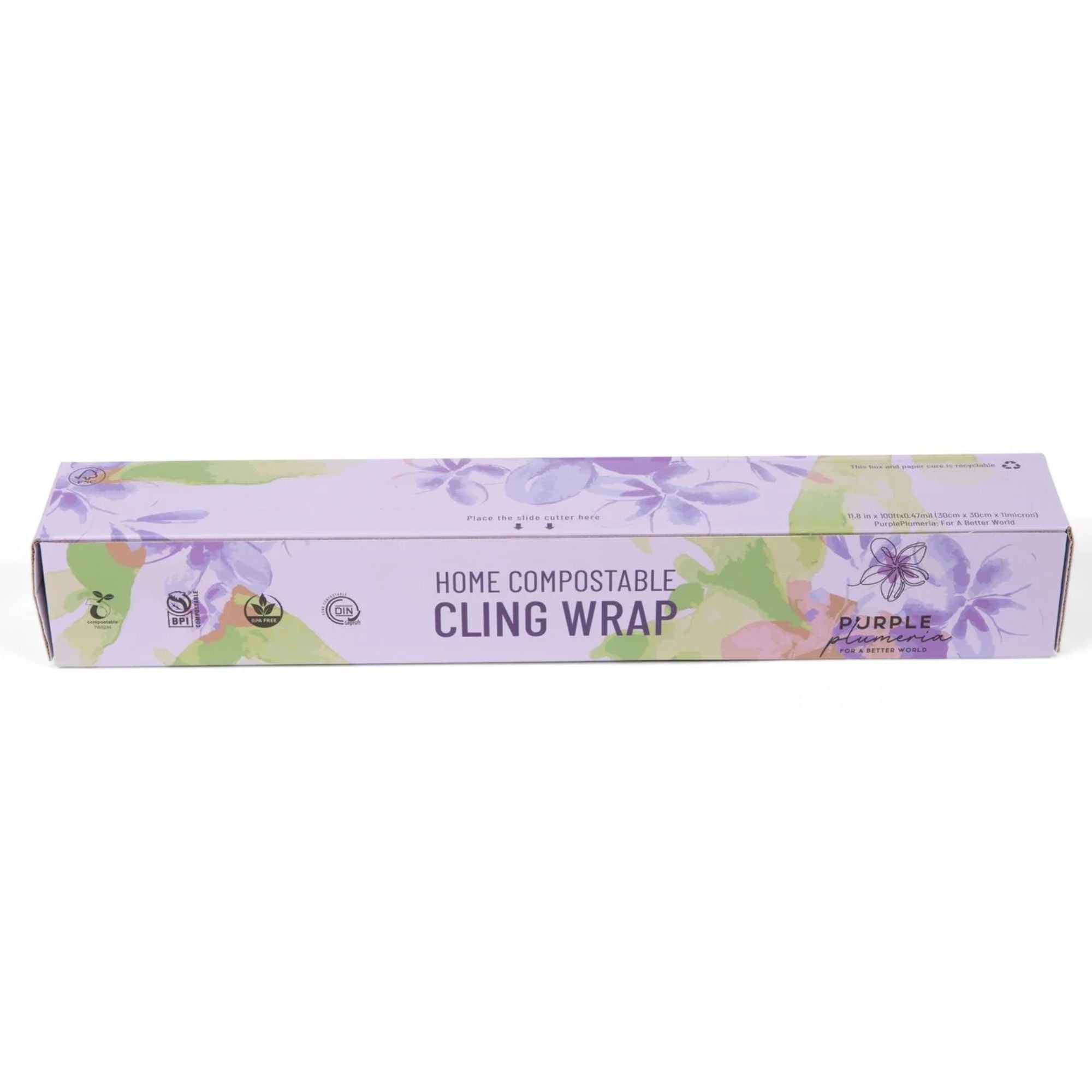 Home Compostable Cling Wrap. Keeps Food Fresh & Safe.
