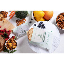 Load image into Gallery viewer, Compostable Resealable Bags. Eco-Friendly &amp; Durable. Snack, Sandwich, Quart &amp; Gallon Sizes