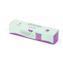 Load image into Gallery viewer, Compostable Resealable Bags. Eco-Friendly &amp; Durable. Snack, Sandwich, Quart &amp; Gallon Sizes
