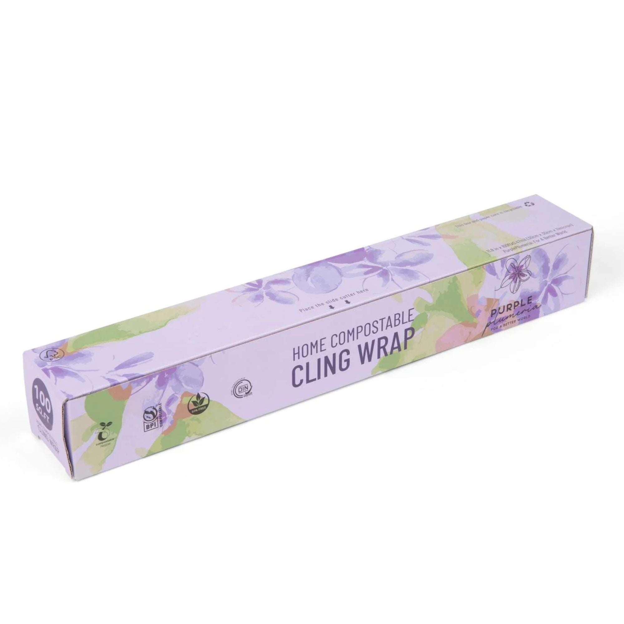 Home Compostable Cling Wrap. Keeps Food Fresh & Safe.