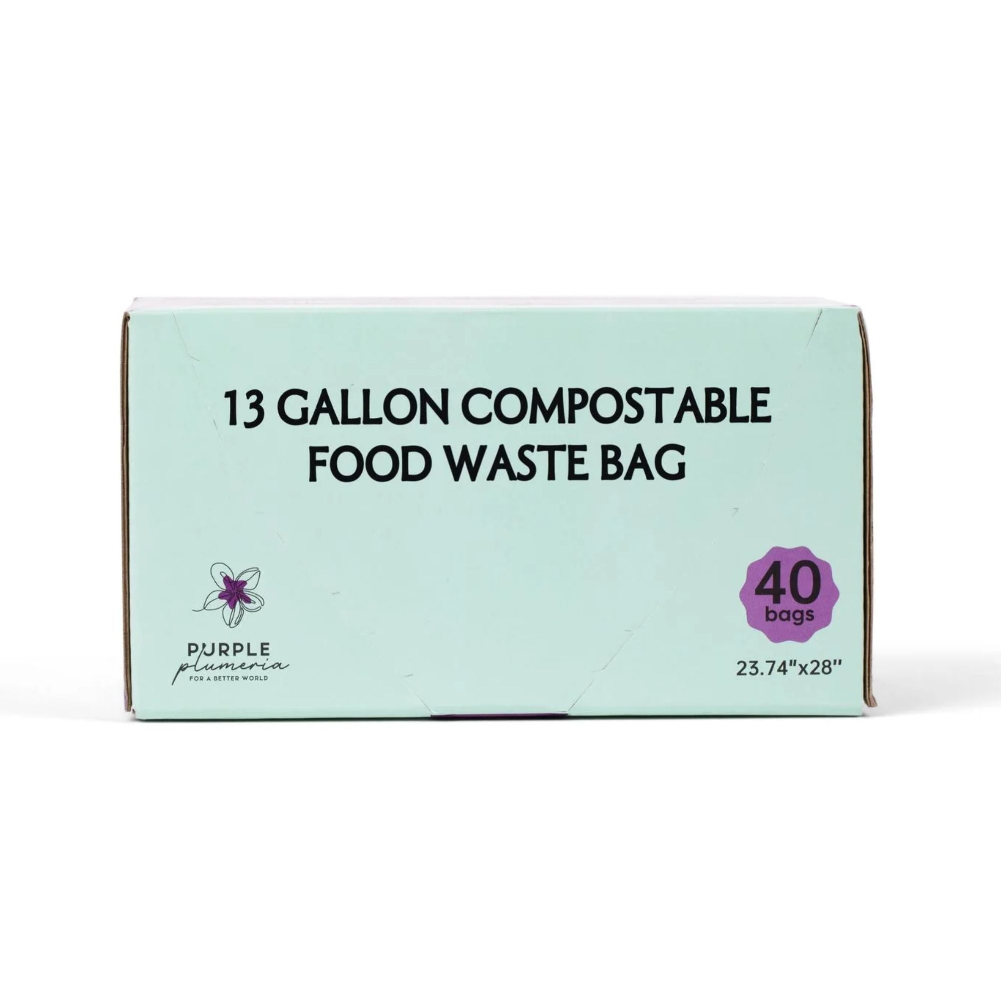 Compostable Kitchen Garbage Bags – 13 Gallon & 3 Gallon Sizes. Durable & Leak Proof