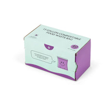 Load image into Gallery viewer, Compostable Kitchen Garbage Bags – 13 Gallon &amp; 3 Gallon Sizes. Durable &amp; Leak Proof