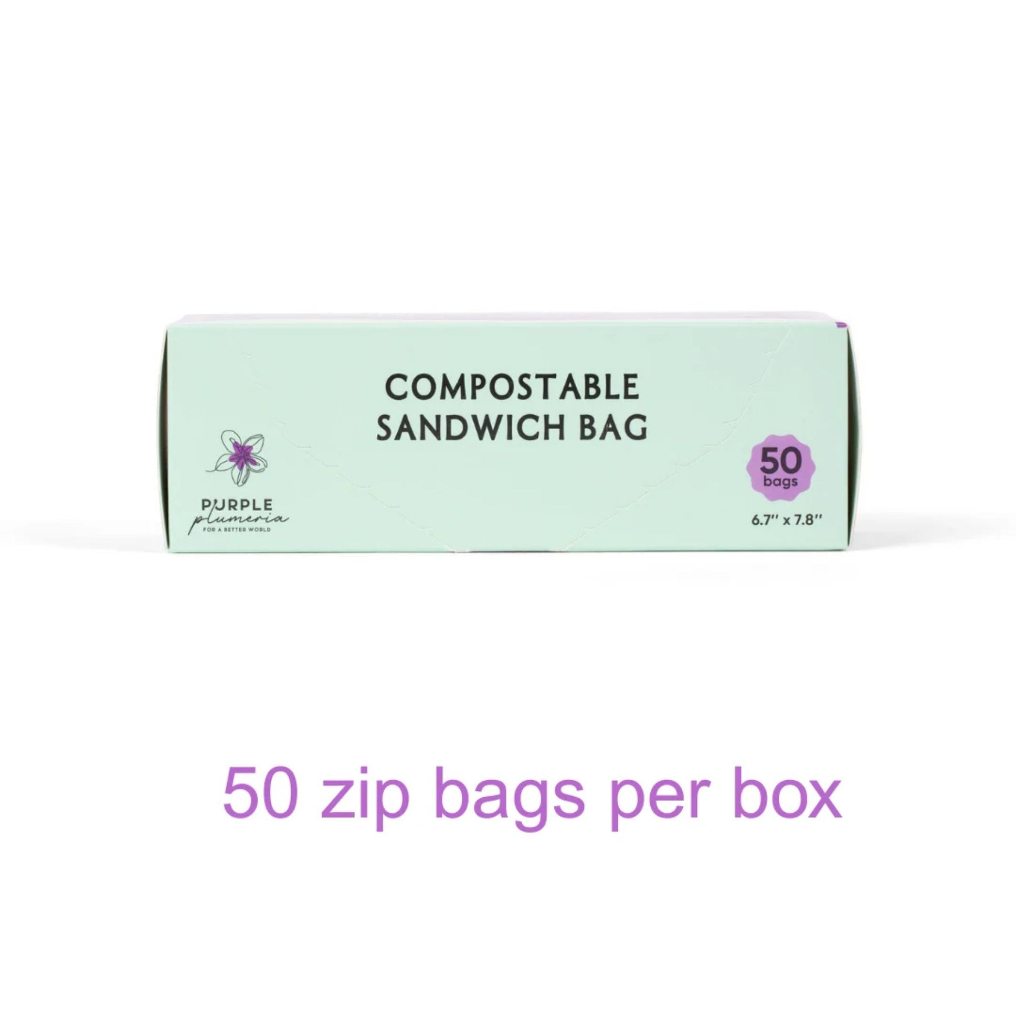 Compostable Resealable Bags. Eco-Friendly & Durable. Snack, Sandwich, Quart & Gallon Sizes