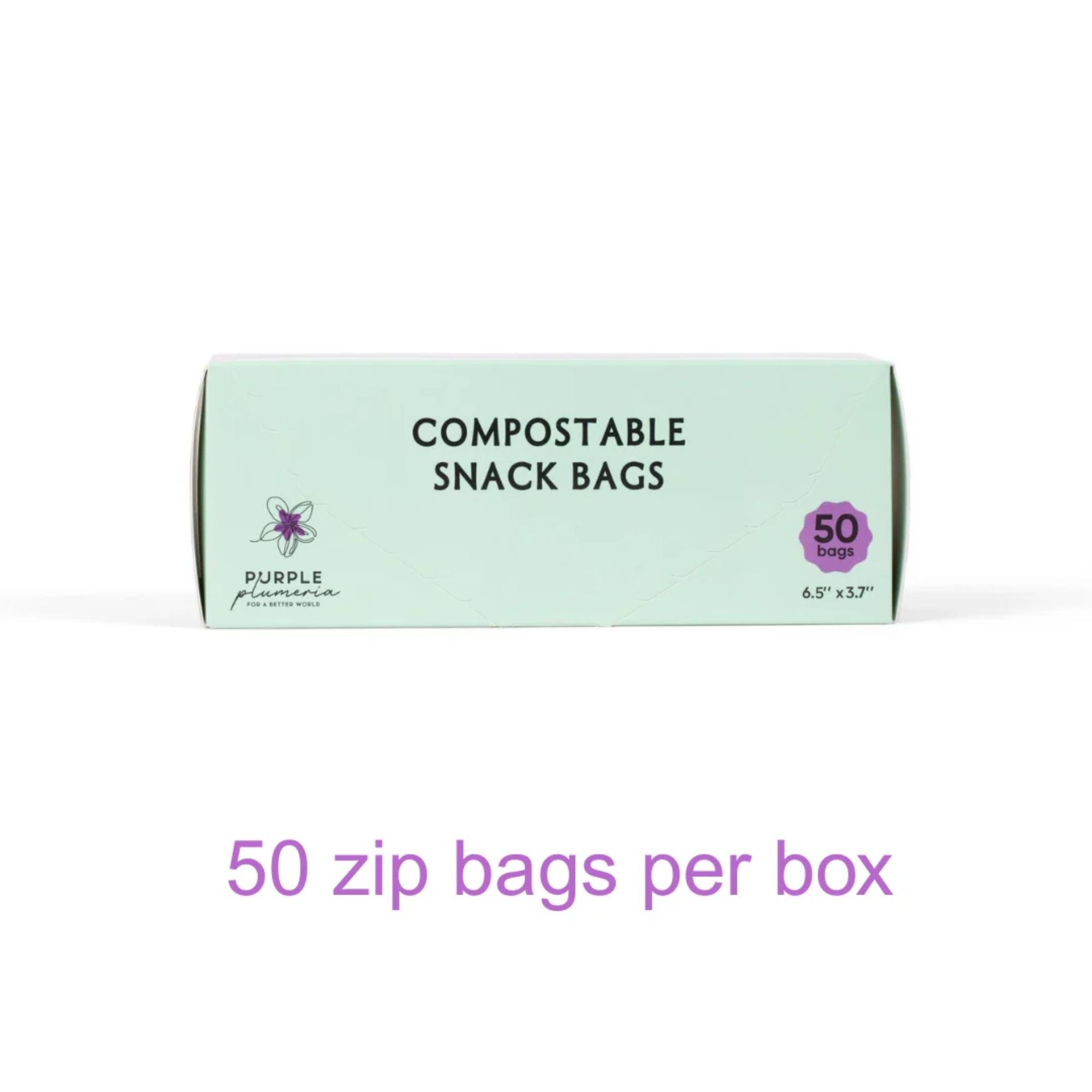 Compostable Resealable Bags. Eco-Friendly & Durable. Snack, Sandwich, Quart & Gallon Sizes