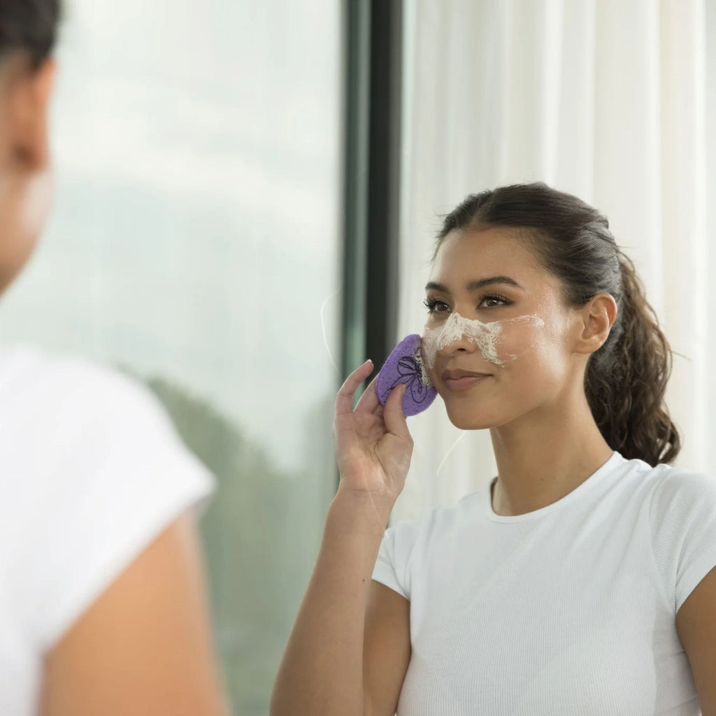 Facial & Body Cleansing Sponges, Compostable & Eco Friendly. Cellulose or Konjac