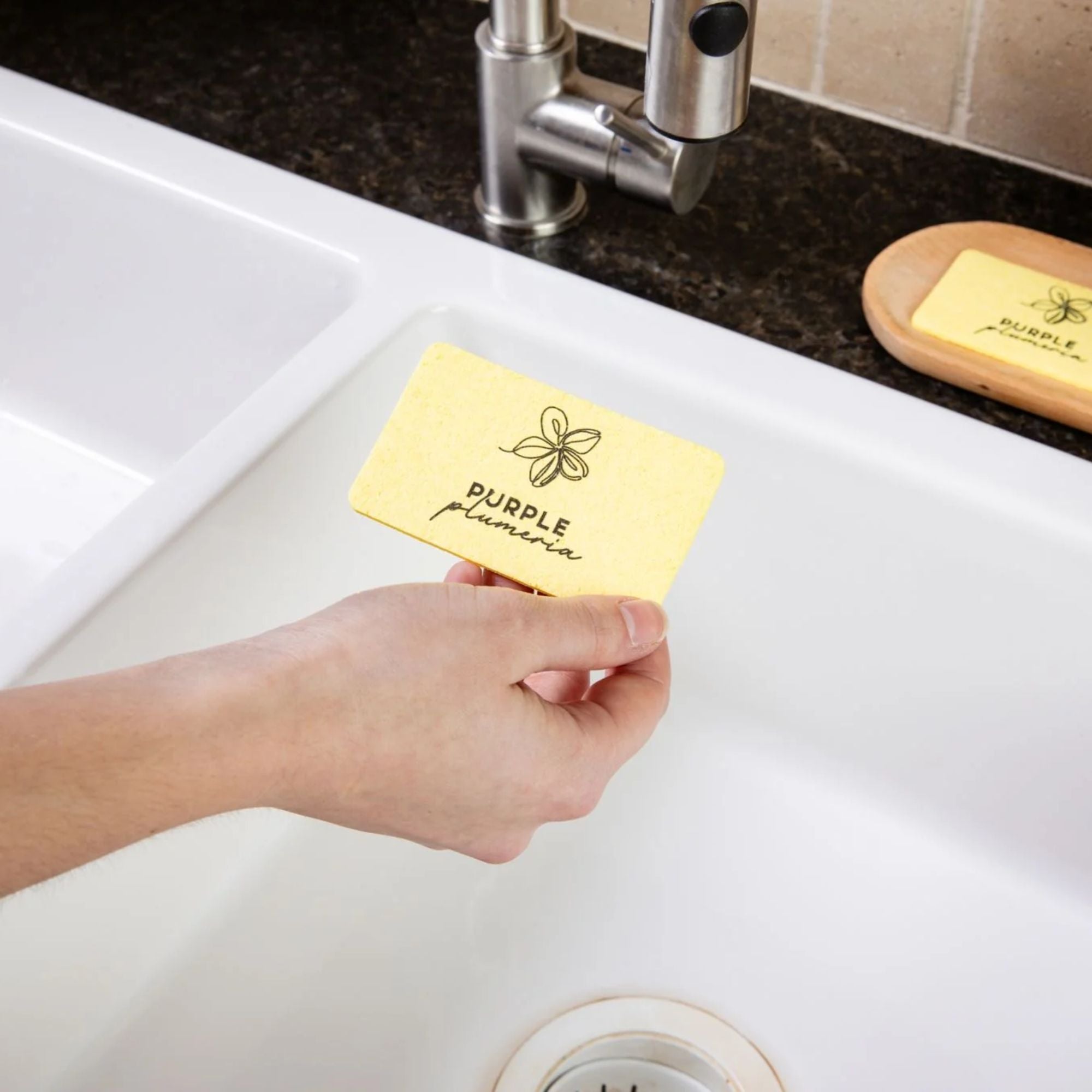 Compostable Dish Sponges: Plastic-Free & Eco-Friendly. Cellulose & Coconut fiber